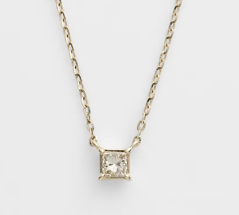 agete K10ダイヤモンド ネックレス